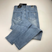 Load image into Gallery viewer, Girls Pavement, distressed stretch denim jeans, adjustable, Inside leg: 66.5cm, NEW, size 12,  