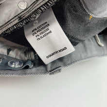 Load image into Gallery viewer, Boys Country Road, soft feel stretch denim jeans, adjustable, inside leg: 54cm, minor catches, FUC, size 7,  