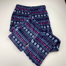Load image into Gallery viewer, Girls Emerson, thick fleece winter pyjama pants / bottoms, EUC, size 10,  