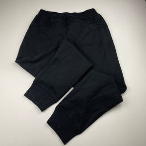 unisex Uniqlo, black track pants, elasticated, Inside leg: 63cm, EUC, size 13,  