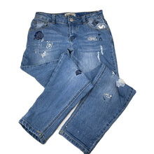 Load image into Gallery viewer, Girls Breakers, distressed stretch denim jeans, adjustable, Inside leg: 63cm, GUC, size 10,  