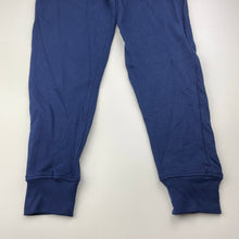 Load image into Gallery viewer, Girls Favourites, navy fleece lined track pants, Inside leg: 63cm, EUC, size 10,  