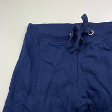 Load image into Gallery viewer, Girls Favourites, navy fleece lined track pants, Inside leg: 63cm, EUC, size 10,  