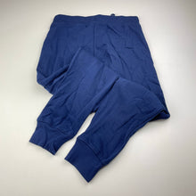Load image into Gallery viewer, Girls Favourites, navy fleece lined track pants, Inside leg: 63cm, EUC, size 10,  