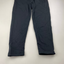 Load image into Gallery viewer, unisex B Collection, black fleece lined track pants, elasticated, Inside leg: 46cm, GUC, size 6,  