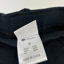 Load image into Gallery viewer, Girls B Collection, black stretchy leggings / pants, Inside leg: 46.5cm, NEW, size 6,  