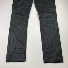 Load image into Gallery viewer, Girls Target, black lightweight stretchy pants, adjustable, Inside leg: 66cm, EUC, size 14,  