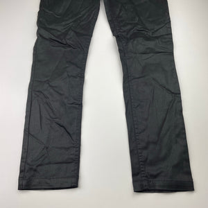 Girls Target, black lightweight stretchy pants, adjustable, Inside leg: 66cm, EUC, size 14,  