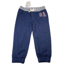 Load image into Gallery viewer, Girls H&amp;T, lightweight knit denim pants, elasticated, Inside leg: 34cm, NEW, size 3,  