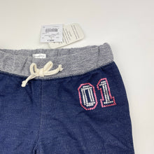 Load image into Gallery viewer, Girls H&amp;T, lightweight knit denim pants, elasticated, Inside leg: 34cm, NEW, size 3,  