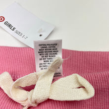 Load image into Gallery viewer, Girls Target, pink fleece lined track pants, Inside leg: 47cm, NEW, size 5,  