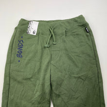 Load image into Gallery viewer, unisex Bonds, khaki track pants, elasticated, Inside leg: 44.5cm, NEW, size 6,  