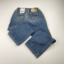 Load image into Gallery viewer, Girls DIESEL, embellished distressed denim jeans, elasticated, Inside leg: 45.5cm, Made in Italy, NEW, size 4,  