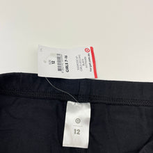 Load image into Gallery viewer, Girls Target, black stretchy leggings, Inside leg: 60cm, NEW, size 12,  