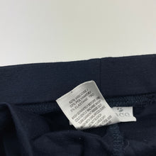 Load image into Gallery viewer, Girls Ollies Place, embellished navy stretchy pants / leggings, Inside leg: 46.5cm, EUC, size 6,  