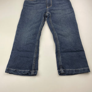 Boys Fun Spirit, dark denim jeans, adjustable, inside leg: 37cm, GUC, size 3,  