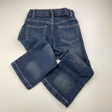 Load image into Gallery viewer, Boys Fun Spirit, dark denim jeans, adjustable, inside leg: 37cm, GUC, size 3,  