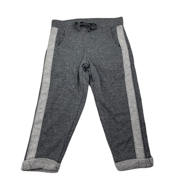 Girls Emerson, grey & silver casual pants, elasticated, Inside leg: 32.5cm, EUC, size 2,  