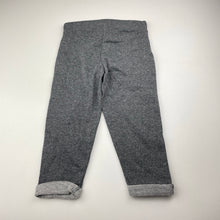 Load image into Gallery viewer, Girls Emerson, grey &amp; silver casual pants, elasticated, Inside leg: 32.5cm, EUC, size 2,  