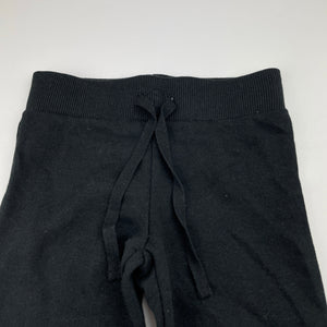 Girls Mango, fleece lined lightweight track pants, Inside leg: 31.5cm, EUC, size 2,  