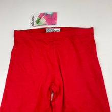 Load image into Gallery viewer, Girls Mango, red cropped leggings, Inside leg: 33cm, NEW, size 5,  