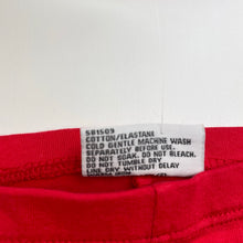 Load image into Gallery viewer, Girls Mango, red cropped leggings, Inside leg: 33cm, NEW, size 5,  