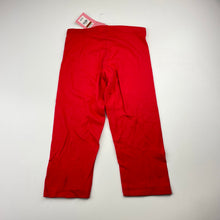 Load image into Gallery viewer, Girls Mango, red cropped leggings, Inside leg: 33cm, NEW, size 5,  