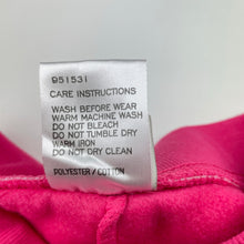 Load image into Gallery viewer, Girls Emerson, pink fleece lined track pants, Inside leg: 44cm, EUC, size 5,  