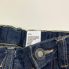Load image into Gallery viewer, Boys H&amp;T, dark denim jeans, adjustable, Inside leg: 45cm, GUC, size 5,  