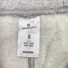 Load image into Gallery viewer, Boys Urban Supply, fleece lined track pants, elasticated, Inside leg: 60cm, EUC, size 8,  