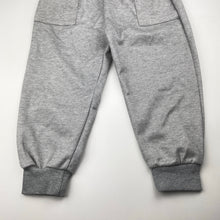 Load image into Gallery viewer, Boys grey, soft feel pants, elasticated, Inside leg: 35cm, EUC, size 4-5,  