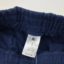 Load image into Gallery viewer, Girls H&amp;T, navy casual pants, sequins, Inside leg: 46.5cm, NEW, size 5,  