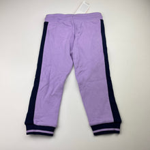 Load image into Gallery viewer, Girls Target, fleece lined track pants, elasticated, Inside leg: 32.5cm, NEW, size 2,  