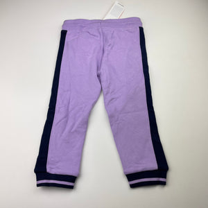 Girls Target, fleece lined track pants, elasticated, Inside leg: 32.5cm, NEW, size 2,  
