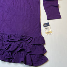 Load image into Gallery viewer, Girls Ralph Lauren, purple cotton long sleeve polo dress, NEW, size 12-14, L: 76cm 