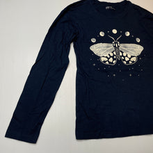 Load image into Gallery viewer, Girls Anko, navy cotton long sleeve top, EUC, size 14,  