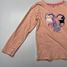 Load image into Gallery viewer, Girls Target, cotton long sleeve top, unicorns, EUC, size 5,  