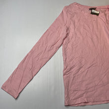 Load image into Gallery viewer, Girls Emerson, lightweight cotton long sleeve top, mark left sleeve, FUC, size 12,  