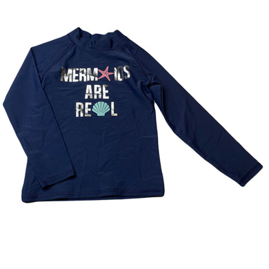 Girls H&T, long sleeve rashie / swim top, mermaid, GUC, size 6,  