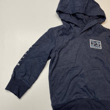 Load image into Gallery viewer, unisex Billabong, blue fleece lined hoodie sweater, EUC, size 2,  