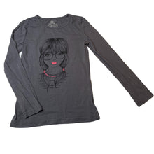Load image into Gallery viewer, Girls Miss Understood, grey cotton long sleeve top, GUC, size 10,  