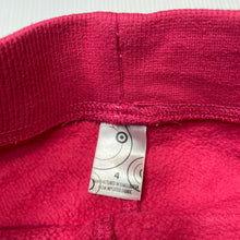 Load image into Gallery viewer, Girls Target, fleece lined track pants, elasticated, Inside leg: 43cm, EUC, size 4,  