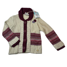 Load image into Gallery viewer, Girls Piping Hot, knitted cardigan / sweater, NEW, size 5,  