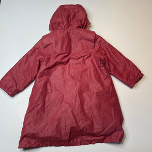 Girls St Bernard, vintage fleece lined jacket / coat, L: 58cm, FUC, size 3,  