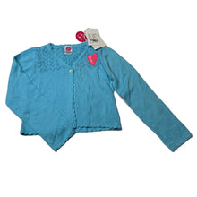 Load image into Gallery viewer, Girls Cake Walk, lightweight cotton knitted cardigan, NEW, size 5-6,  