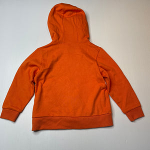 Boys PUZZLE, orange zip hoodie sweater, NEW, size 3-4,  