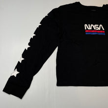 Load image into Gallery viewer, Girls Cotton On, cropped cotton long sleeve top, NASA, EUC, size 16,  