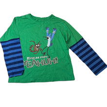 Load image into Gallery viewer, Boys Cartoon Network, REGULAR SHOW cotton long sleeve top, GUC, size 12,  