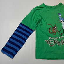 Load image into Gallery viewer, Boys Cartoon Network, REGULAR SHOW cotton long sleeve top, GUC, size 12,  