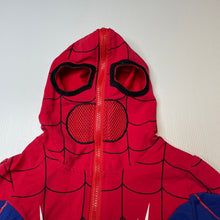 Load image into Gallery viewer, Boys lightweight, SPIDER-MAN zip hoodie sweater, EUC, size 5,  